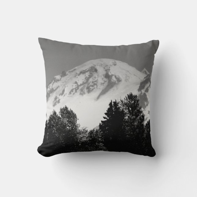 Coussin Baker de bâti par des arbres (Recto)
