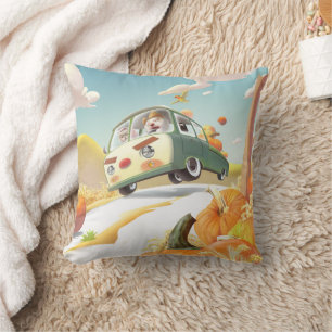 Coussin Balade en Citrouille lunaire
