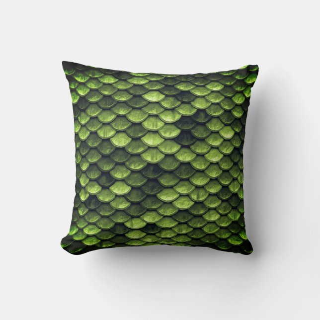 Coussin Balances de créatures de dragon de poisson de sirè (Recto)