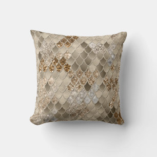 Coussin Balances de sirènes Glam #1 (Parties scintillant d