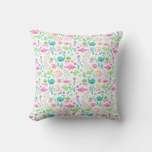 Coussin Baleine verte Octopus Ocean Beach Water Baby   Enf