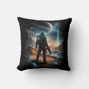 Coussin Balise sur le monde lointain