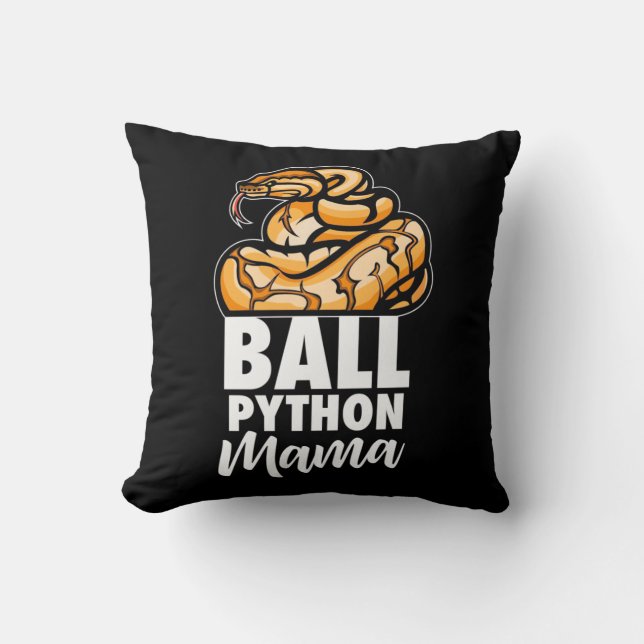 Coussin Ball Python Mama (Recto)