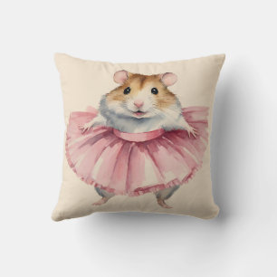 Coussin Ballerina Hamster Girls