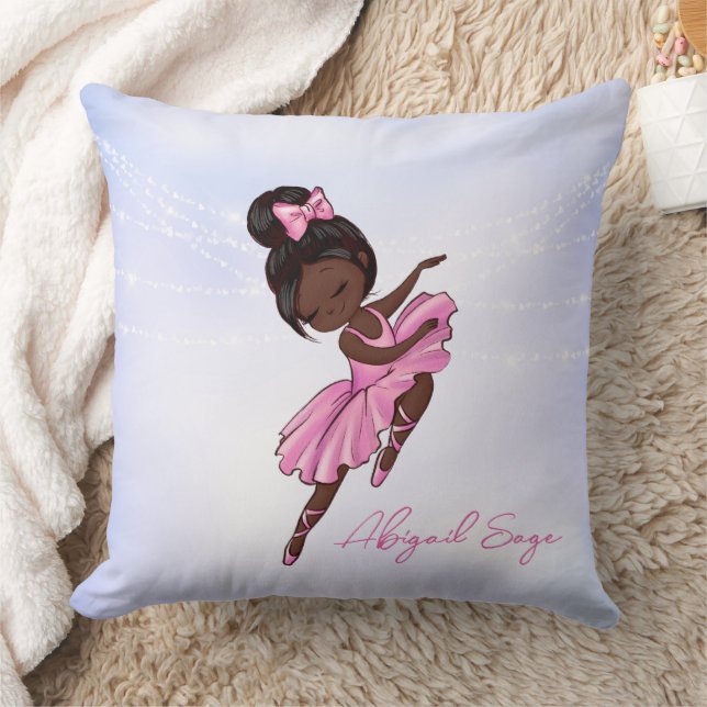 Coussin Ballet Afro-Américain Personnalisé (Couverture)