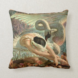 Coussin Ballet de lac swan