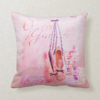 Ballet rose vintage de danseuse de ballerine