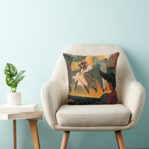 Coussin Ballet Russes, Ballet russe par August Macke