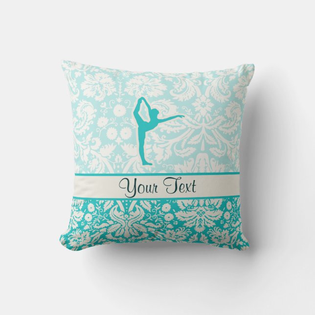 Coussin Ballet turquoise (Recto)