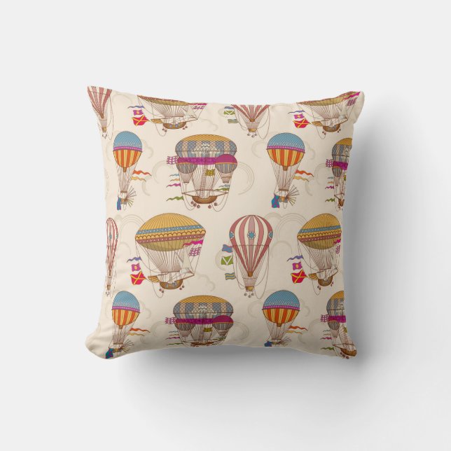 Coussin Ballons à air chaud (Recto)