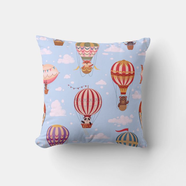 Coussin Balloon Buddies Throw Pillow (Recto)