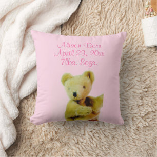 Coussin Ballotte baby shower en Teddy