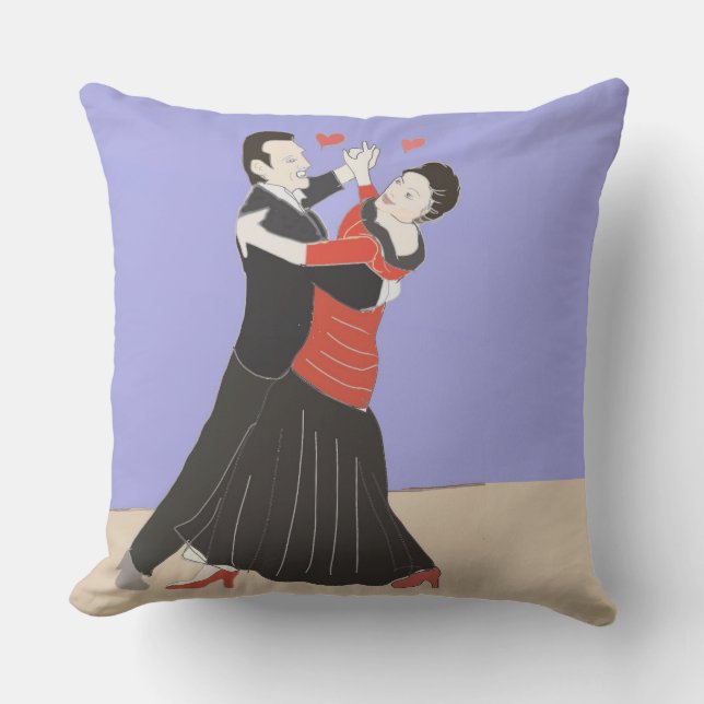 Coussin Ballroom Couple, (Recto)