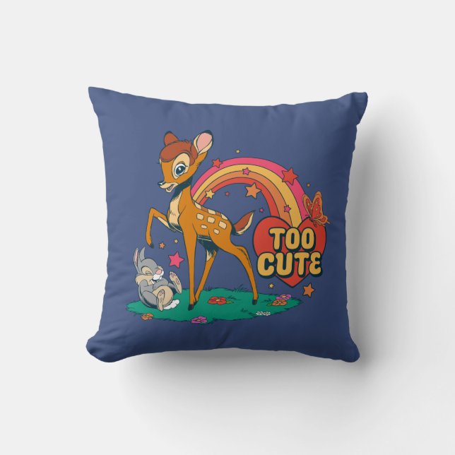 Coussin Bambi et ses amis | Trop mignon (Recto)