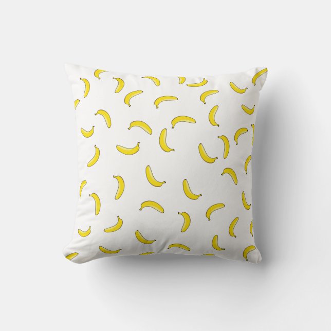 Coussin Banane blanche (Recto)