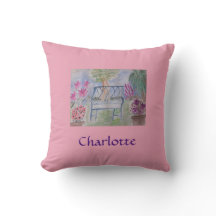 Banc de jardin d'été personnalisé