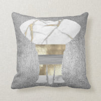 Bandage Eléphant Conceptuel Gris Or Argent