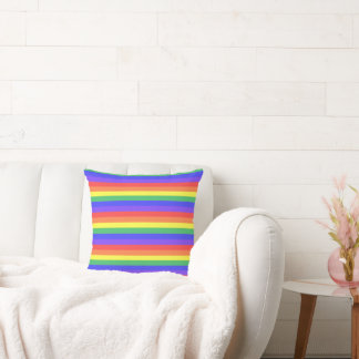 Coussin Bande arc-en-ciel
