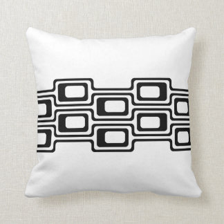 Coussin Bandes de mod, carreau