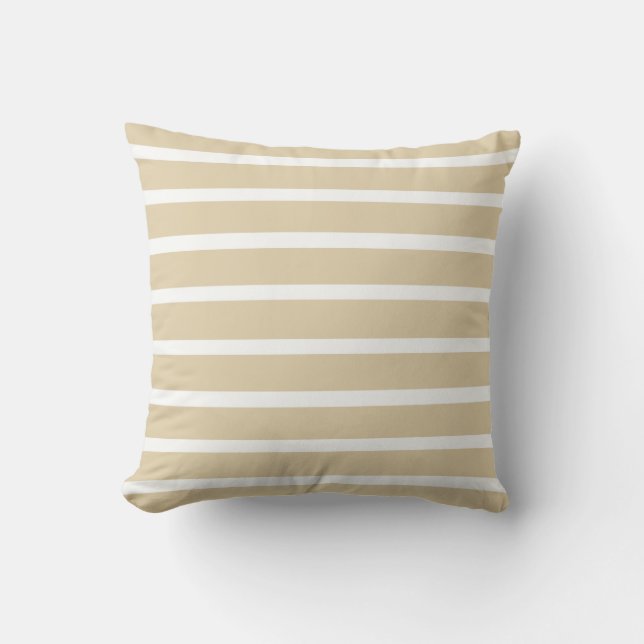 Coussin Bandes neutres en ivoire (Recto)