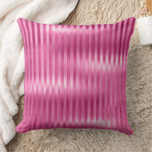Coussin Bandes roses chaudes