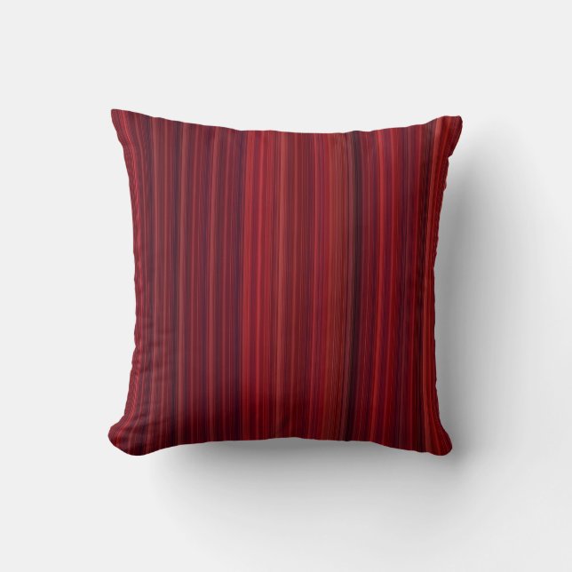 Coussin Bandes rouges (Recto)
