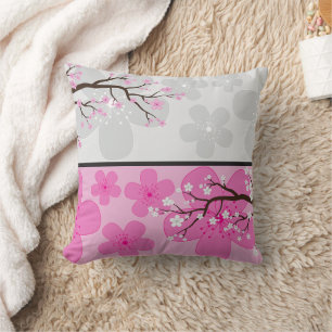 Coussin Bannières de fleurs de cerisier