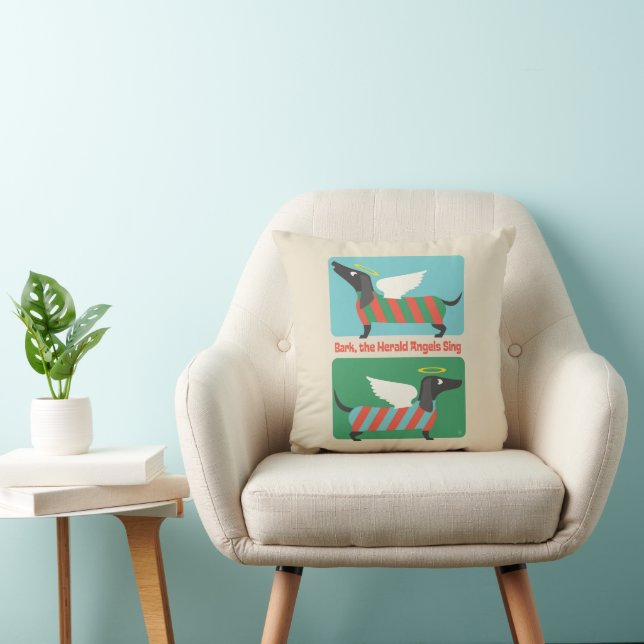 Coussin Bark, Le Herald Angels Chante (Chaise)