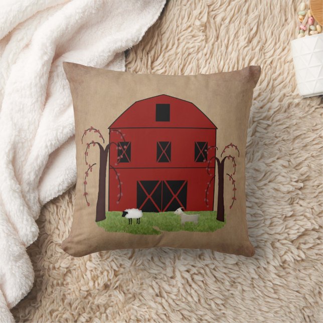 Coussin Barne rouge (Couverture)