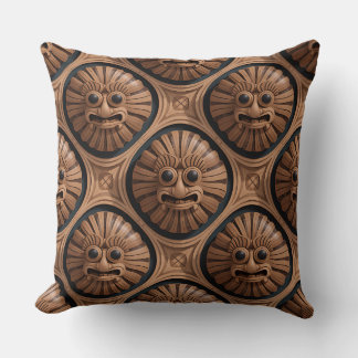 Coussin Barong Eyes Mosaic 3D Batik Motif