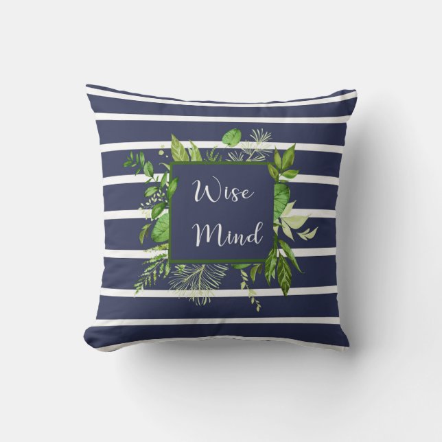 Coussin barré par esprit sage (Recto)