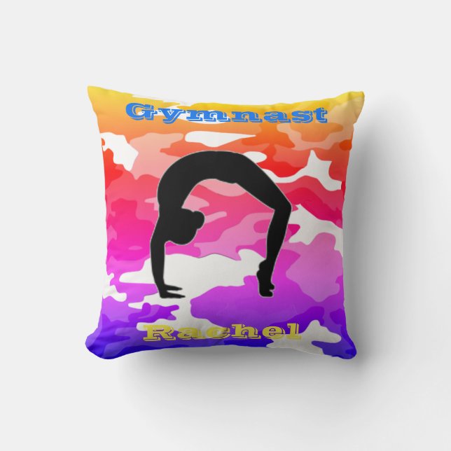 Coussin Bars à poutres en sol pour filles Camouflage arc-e (Recto)