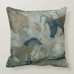 Coussin Basculez la peinture montrant un cheval et une