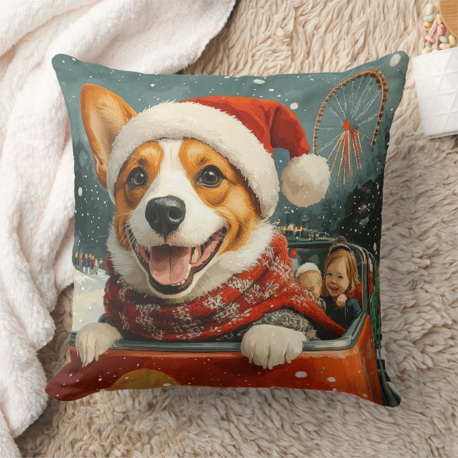 Coussin Basenji Dog Roller Dessous de verre Noël (Couverture)