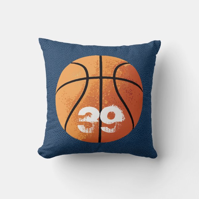 Coussin Basket-ball (Personalizable) (Recto)