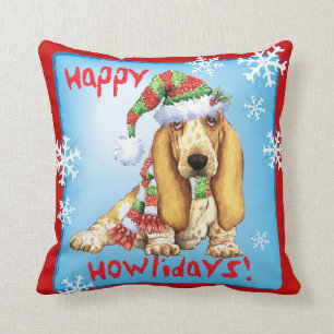 Coussin Basset heureux de Howliday