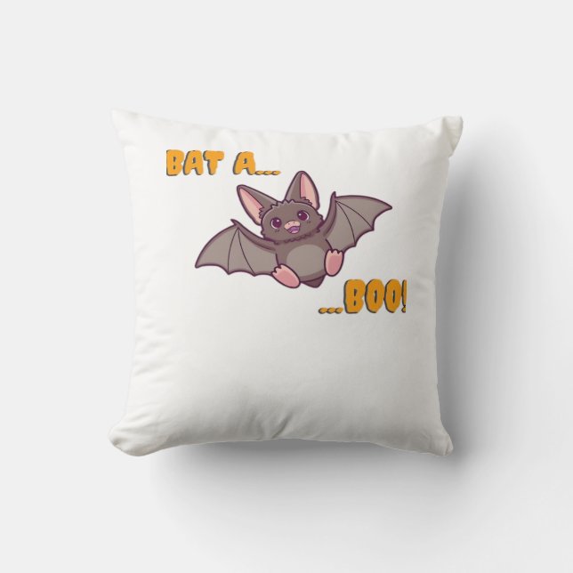 Coussin Bat A Bote Cute Bat (Recto)