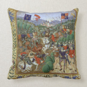 Coussin Bataille d'Agincourt, le 25 octobre 1415 (la