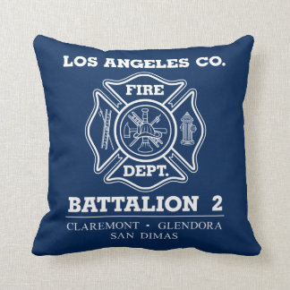 Coussin Bataillon 2 du service d'incendie du comté de Los