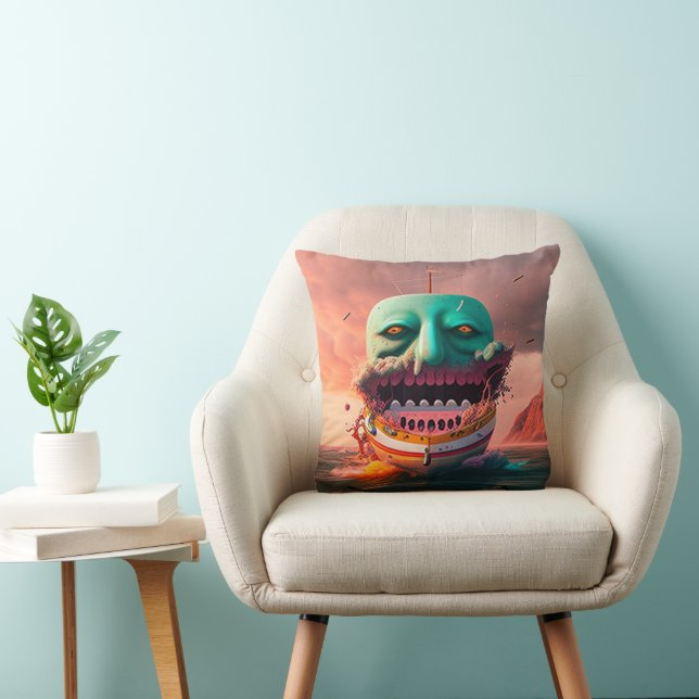 Coussin Bateau effrayant (Chaise)