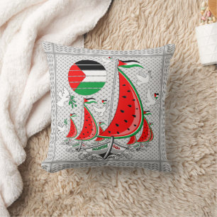 Coussin Bateaux de la Flottille de la Liberté Mondiale à G