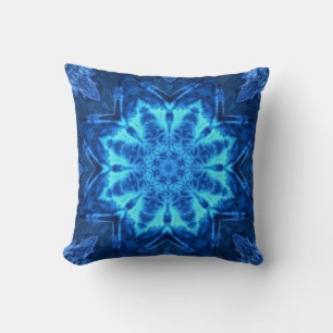 Coussin Batik bleu