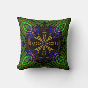 Coussin Batik Cushion de la tribu de Fusion orient
