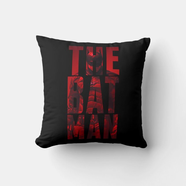 Coussin Batman Typography Cutout (Recto)