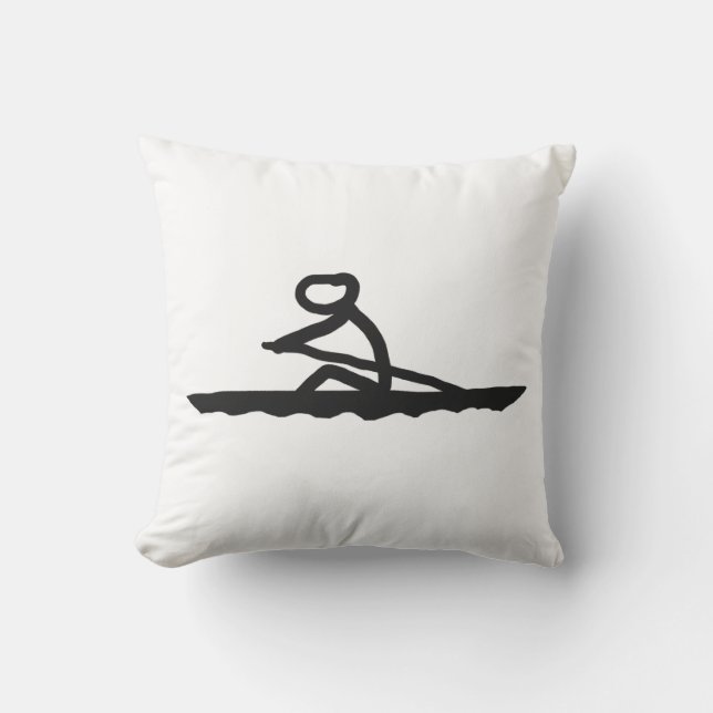 Coussin Bâtonnet à la rame (Recto)