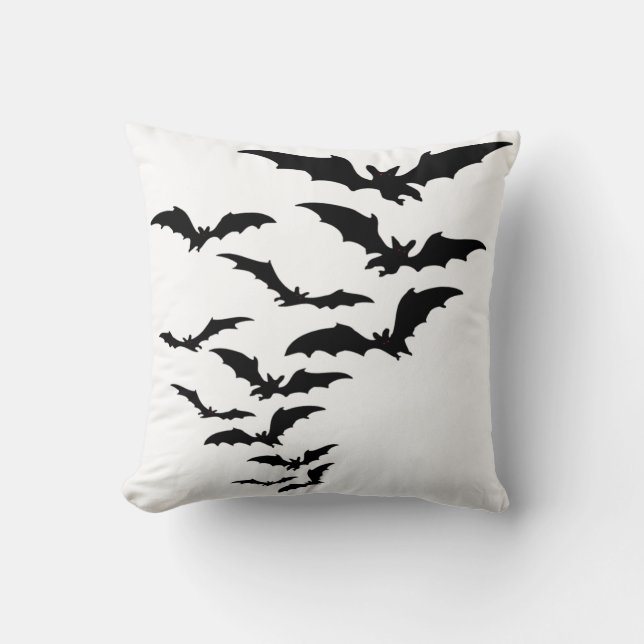 Coussin Battes de Halloween (Recto)