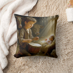 Coussin Batteur Jouant Son Tambour Pour Baby Jesus
