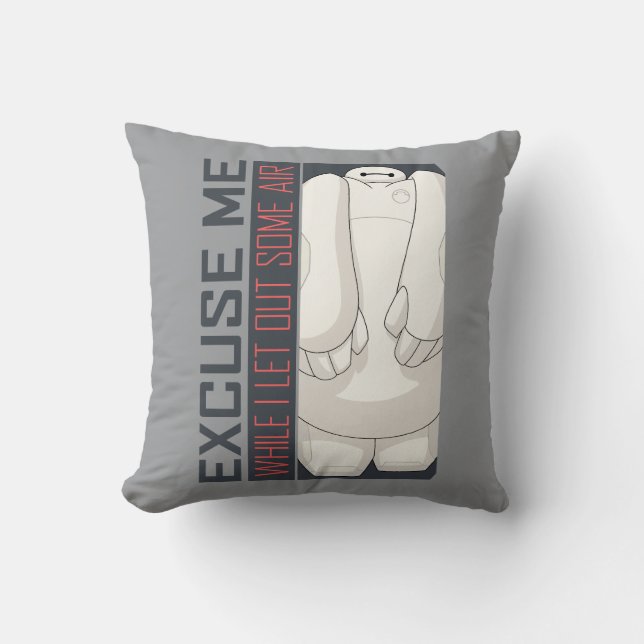 Coussin Baymax| Excusez-moi (Recto)