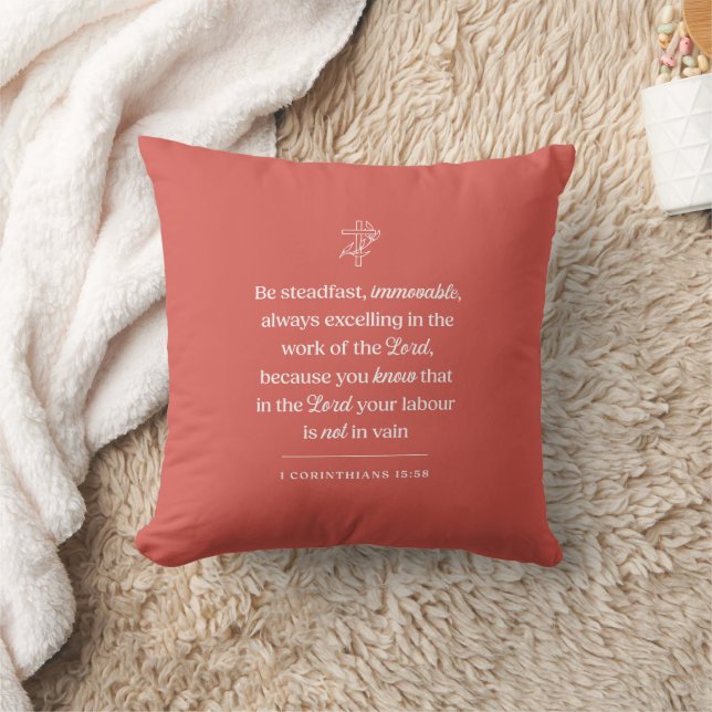 Coussin Be Steadfast Christian (Couverture)