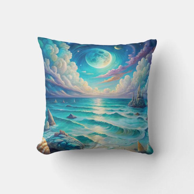 Coussin Beach Scene  (Recto)
